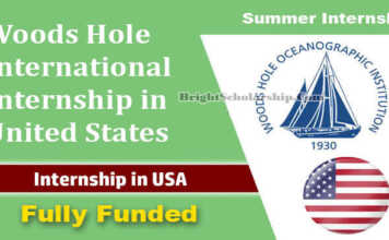 Woods Hole Internship 2022 in United States (Fully Funded)