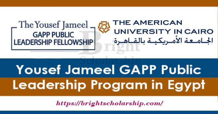 Yousef Jameel GAPP Public Leadership Program 2023-24 in Egypt (Fully Funded)