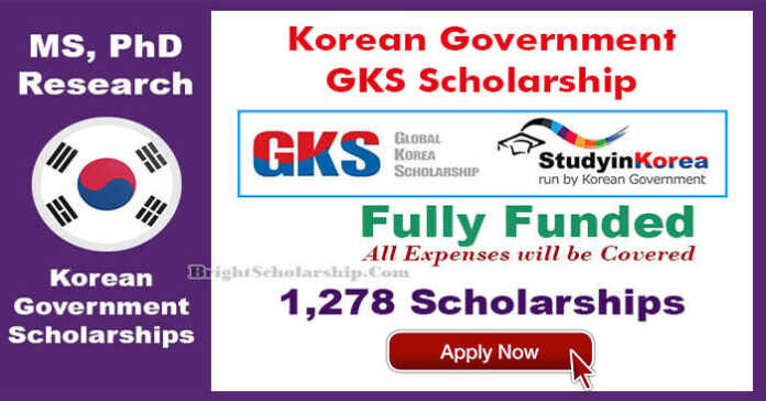 Korean Government GKS Scholarship 2023-24 in Korea (Fully Funded)