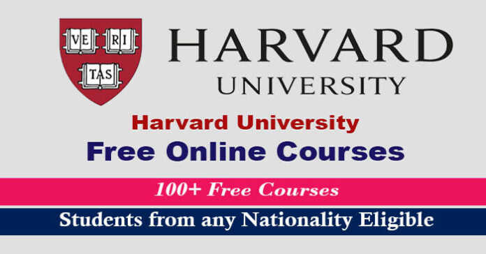Harvard University Free Online Courses 2023-24 with Certificates