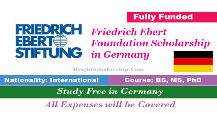 Friedrich Ebert Foundation Scholarship 2023-24 in Germany (Fully Funded)