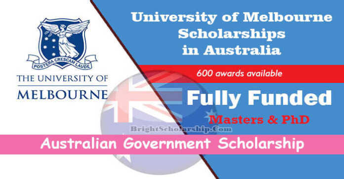 University of Melbourne Scholarships 2023-24 in Australia (Fully Funded)