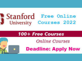 100+ Stanford University Free Online Courses 2022