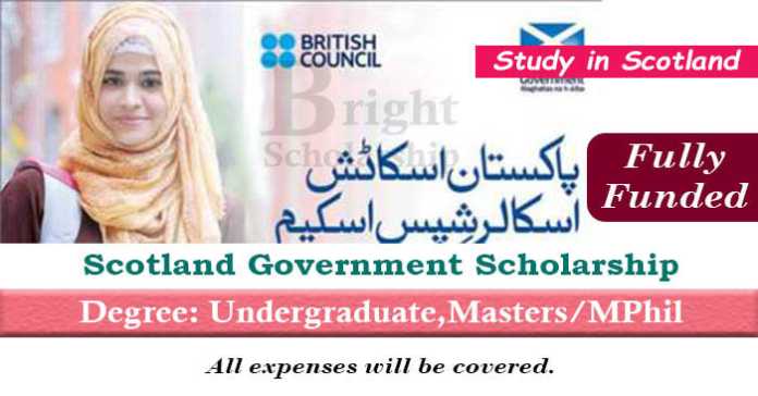 Scotland Government Scholarship 2024 for Pakistani Students (Fully Funded)