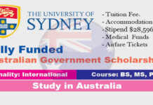 University of Sydney Scholarships 2022 in Australia (Fully Funded)