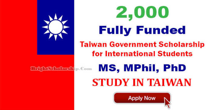 Fully Funded Taiwan Scholarship 2023-24 for International Students
