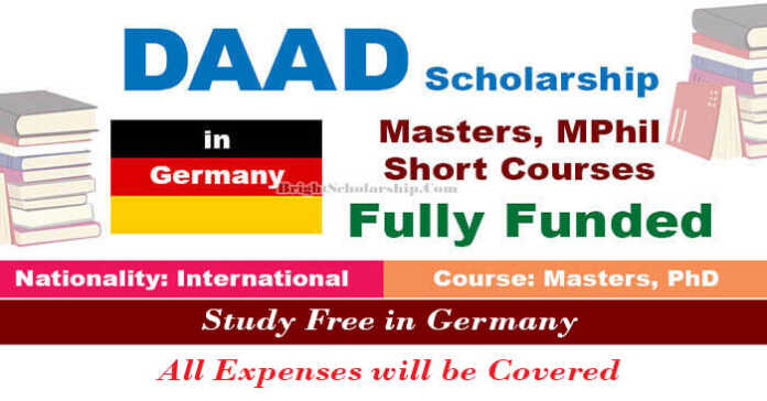 DAAD International Postgraduate Scholarship 2024 in Germany (Fully Funded)