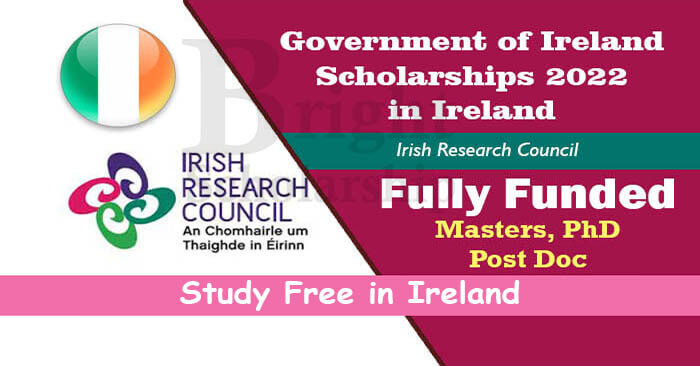 Government of Ireland Scholarships 2023 in Ireland (Fully Funded)