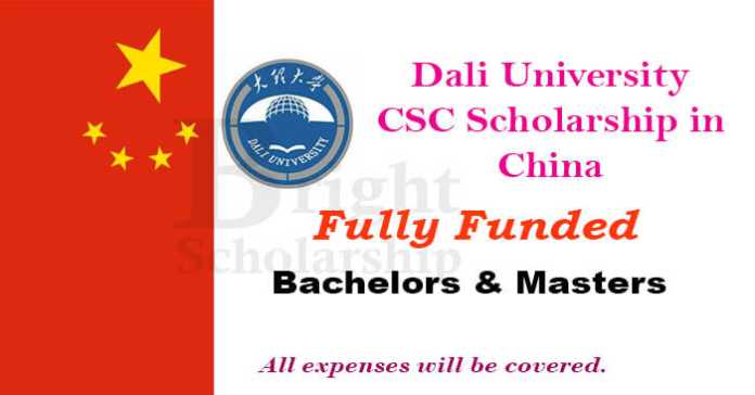Dali University CSC Scholarship 2023-24 in China (Fully Funded)