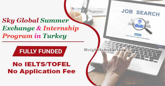 Sky Global Summer Exchange & Internship Program 2022 in Turkey (Fully Funded)
