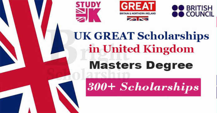 UK GREAT Scholarships 2023-24 in UK (Funded)
