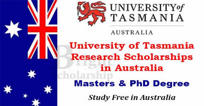 University of Tasmania Research Scholarships 2023-24 in Australia (Fully Funded)