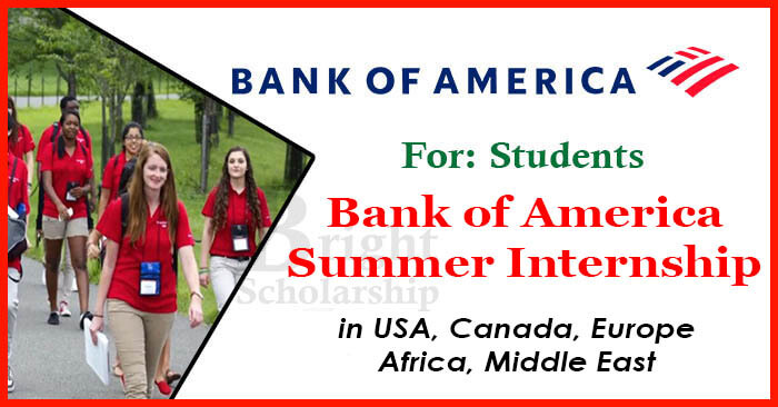 bank of america internship