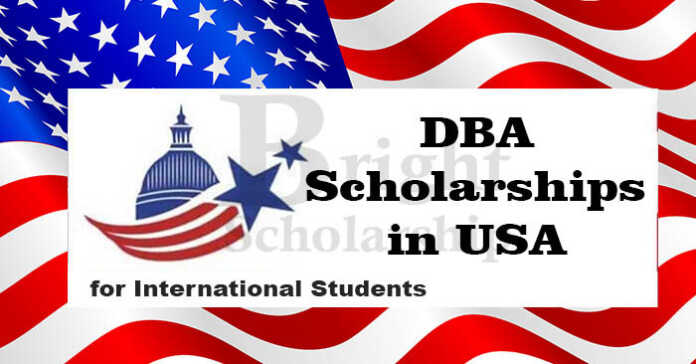 DBA Scholarships in USA 2023-24 for International Students