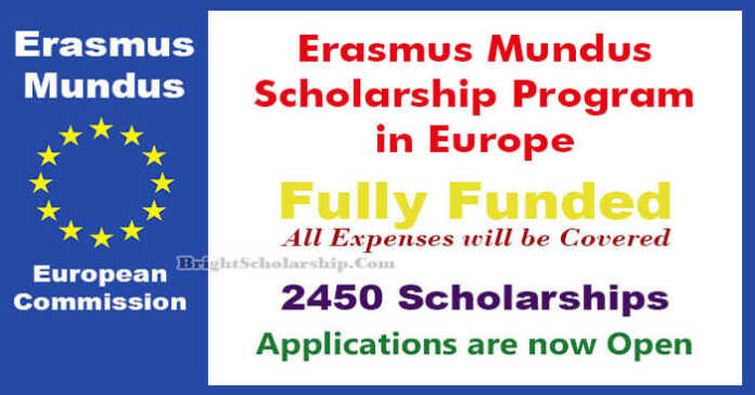 Erasmus Mundus Scholarship Program 2023 in Europe (Fully Funded)
