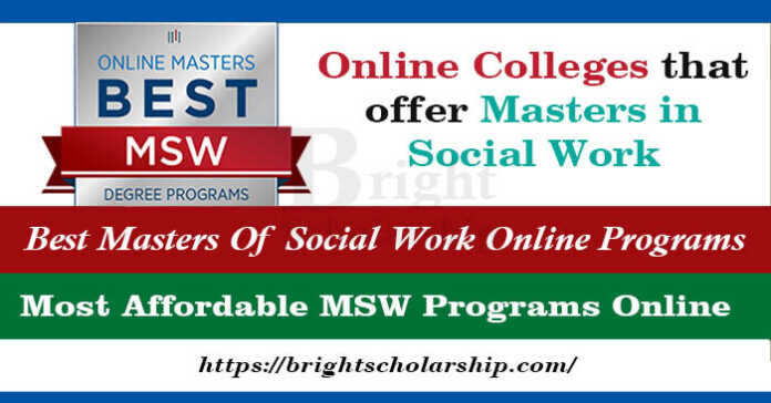 Online Colleges that offer Masters in Social Work 2023 - Best Online MSW Programs