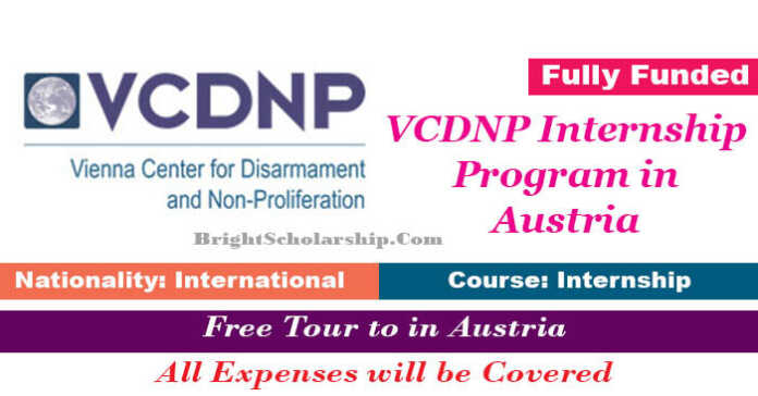 VCDNP Internship Program 2024 in Austria (Fully Funded)
