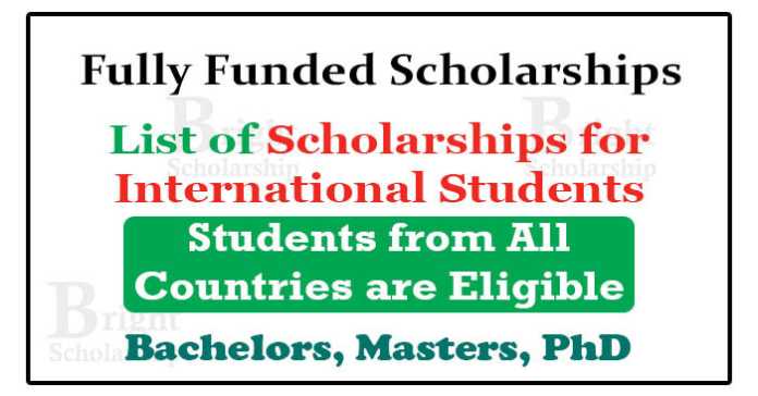 Fully Funded Scholarships 2023-2024 Bright Scholarship