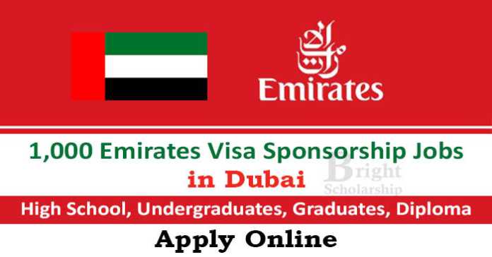 1,000 Emirates Visa Sponsorship Jobs in Dubai 2023 Online Apply