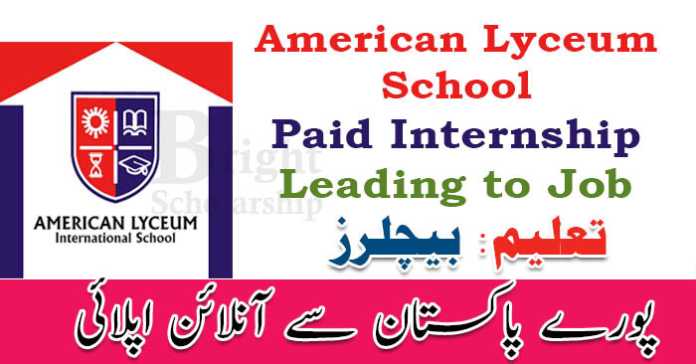 American Lyceum School Paid Internship 2022 Online Apply