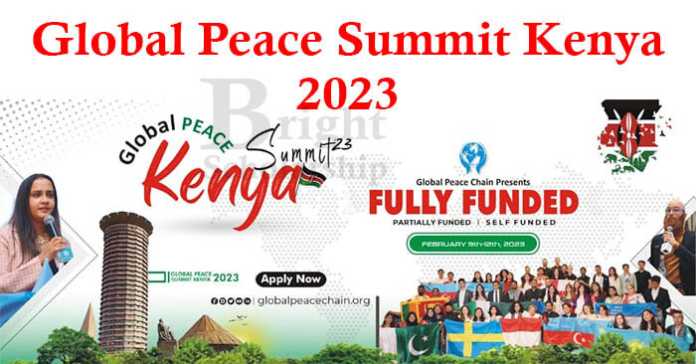 Global Peace Summit Kenya 2023-24 (Fully Funded)