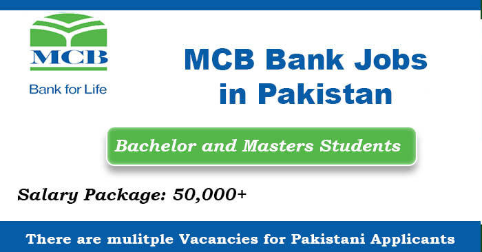 MCB Bank Jobs 2023 in Pakistan | MCB Careers