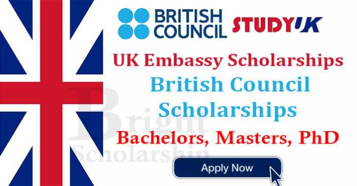 Embassy of UK Scholarships 2023-24 | British Council Scholarships