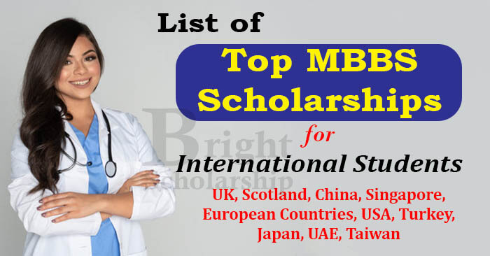 List Of Top MBBS Scholarships For International Students 2023-24