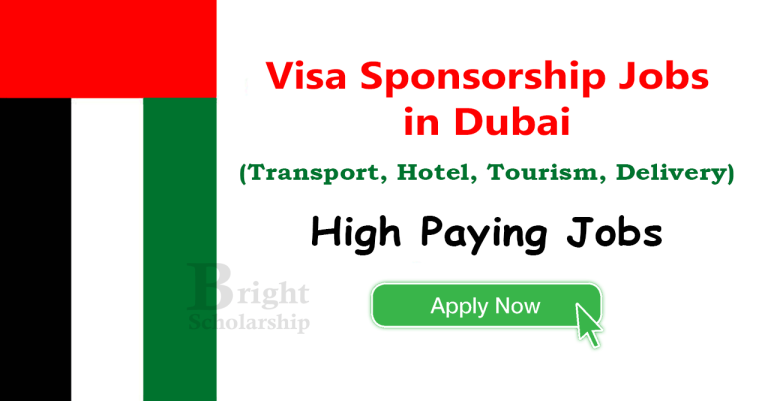 Visa Sponsorship Jobs in Dubai 2024 (Transport, Hotel, Tourism, Delivery)