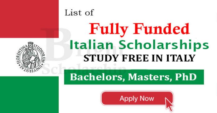 Fully Funded Italian Scholarships 2023-24 | Study Free in Italy