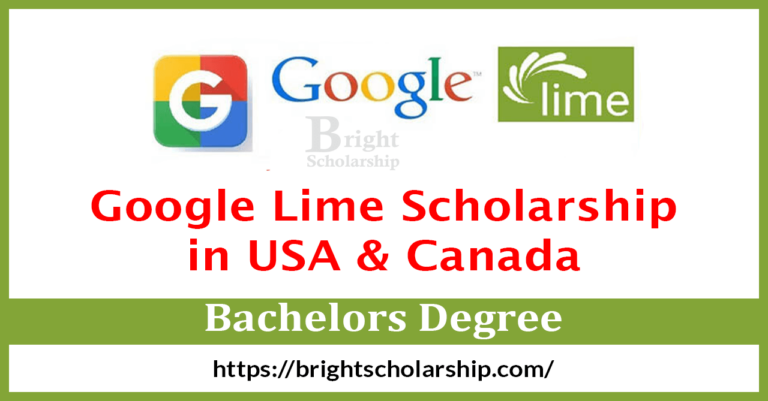Google Lime Scholarship 2024-25 Application Process