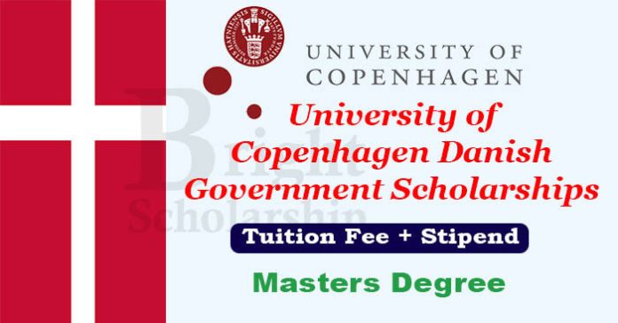 University of Copenhagen Danish Government Scholarships 2023-24 (Funded)