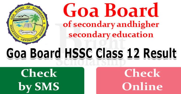 Goa Board 12th Class Result 2023 | GBSHSE 12th Class Result 2023