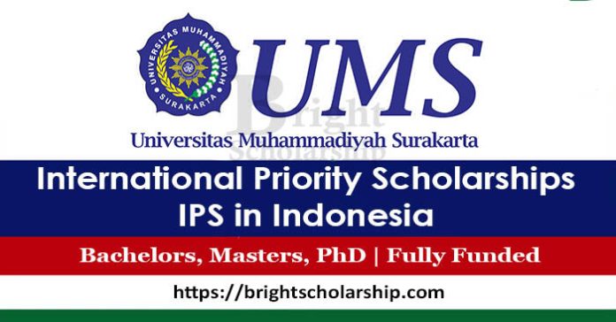 International Priority Scholarships IPS 2023-24 in Indonesia (Fully Funded)