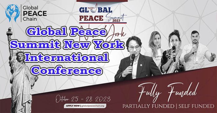 Global Peace Summit New York 2023 International Conference (Fully Funded)
