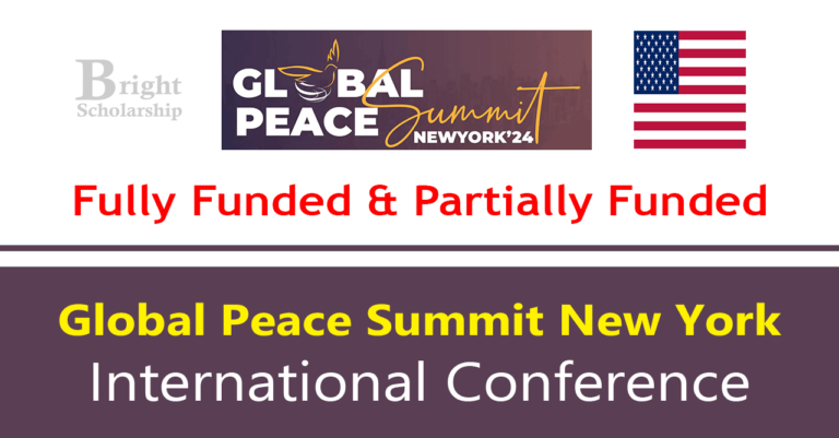 Global Peace Summit New York 2024 International Conference (Fully Funded)