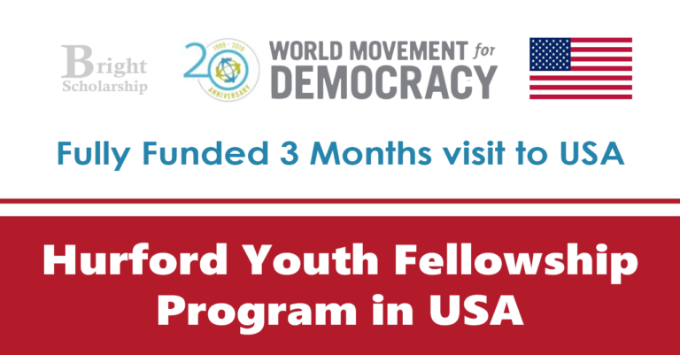 Hurford Youth Fellowship Program 2025 in USA (Fully Funded)