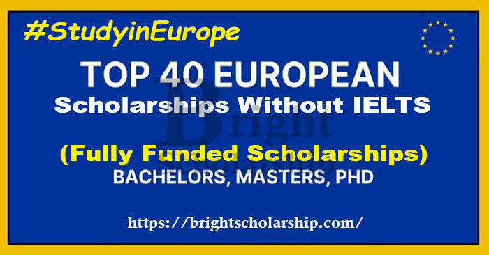 phd scholarship in europe without ielts