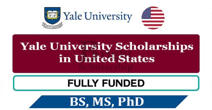 Yale University Scholarships 2024 in USA (Fully Funded)