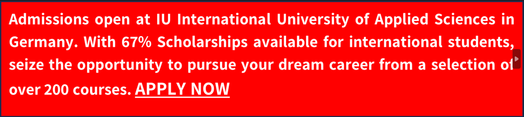 IU Germany Scholarship