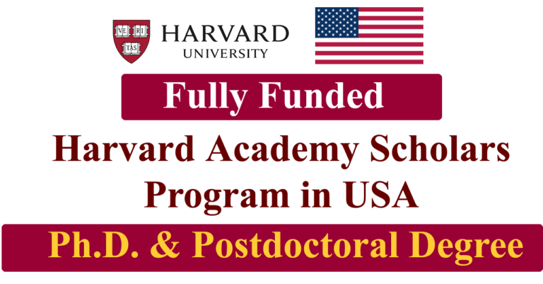 Harvard Academy Scholars Program 2025 in USA (Fully Funded)