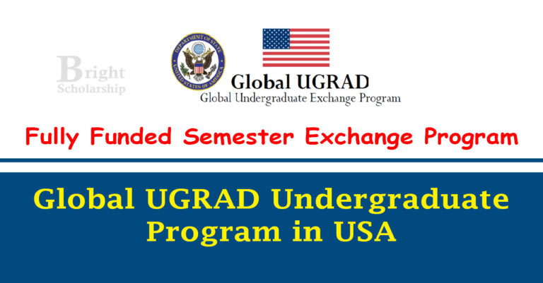 Global UGRAD Undergraduate Program 2025 in USA (Fully Funded)