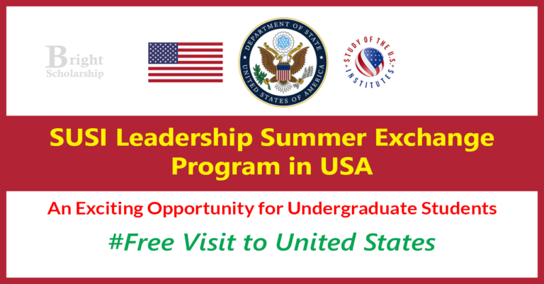 SUSI Leadership Summer Exchange Program 2025 in USA (Fully Funded)