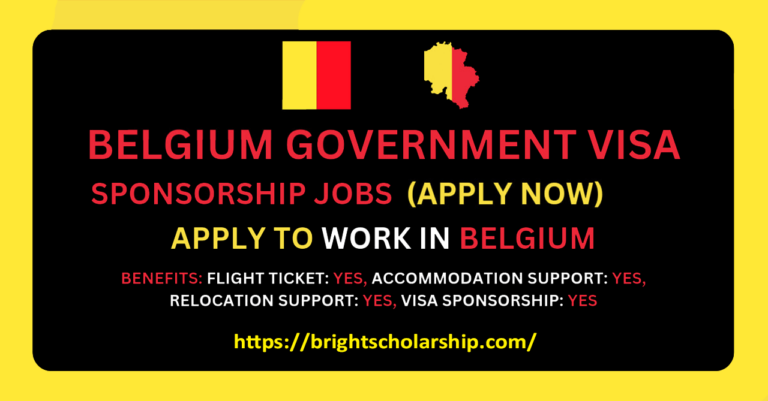 Belgium Visa Sponsorship Jobs 2025 (Work in Belgium)