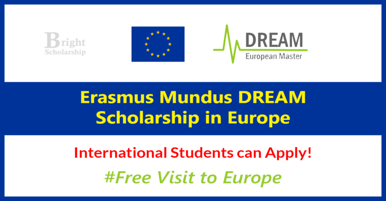 Erasmus Mundus DREAM Scholarship 2025-26 in Europe (Fully Funded)