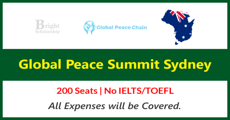 Global Peace Summit Sydney 2025 International Conference (Fully Funded)