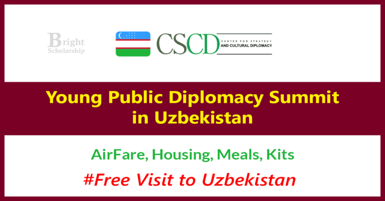 Young Public Diplomacy Summit 2025 in Uzbekistan (Fully Funded)