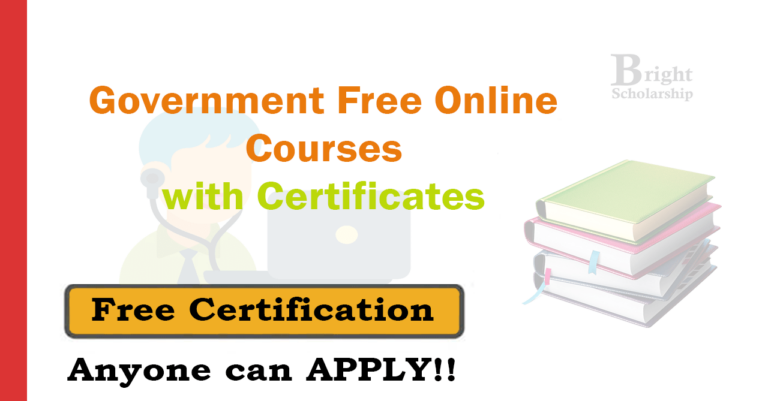 Government Free Online Courses with Certificates 2026