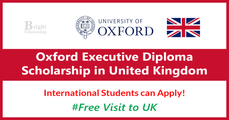 Oxford Executive Diploma Scholarship 2025 in UK (Funded)