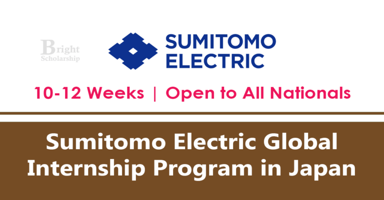 Sumitomo Electric Global Internship 2025 in Japan (Fully Funded)